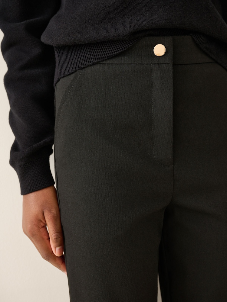 Black Regular Length Senior Straight Leg School Trousers (9-18yrs) - Image 5 of 5 Black Regular Length Senior Straight Leg School Trousers (9-18yrs) - Image 5 of 5