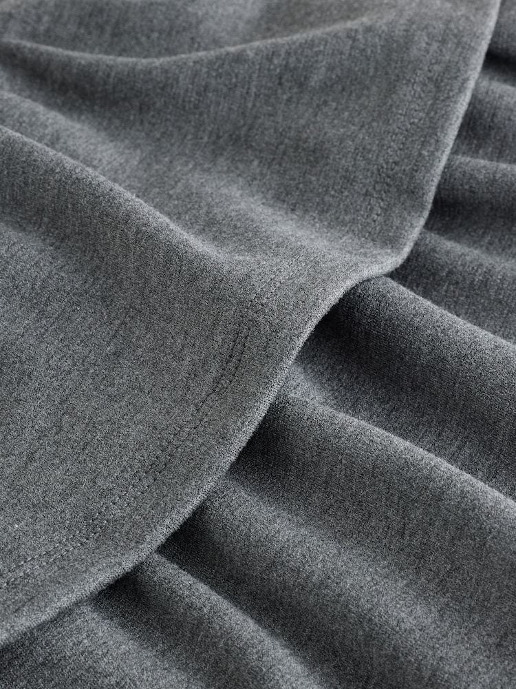Grey Pull-On Jersey Stretch School Rara Skirt (3-16yrs) - Image 8 of 8