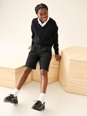 Black Senior School Bermuda Shorts (9-18yrs) - Image 3 of 5