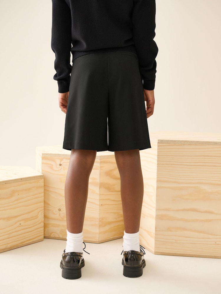 Black Senior School Bermuda Shorts (9-18yrs) - Image 5 of 5 Black Senior School Bermuda Shorts (9-18yrs) - Image 5 of 5