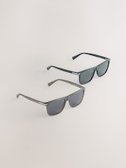 Preto/Verde - Preppy Sunglasses 2 Pack - Imagem 1 de 8