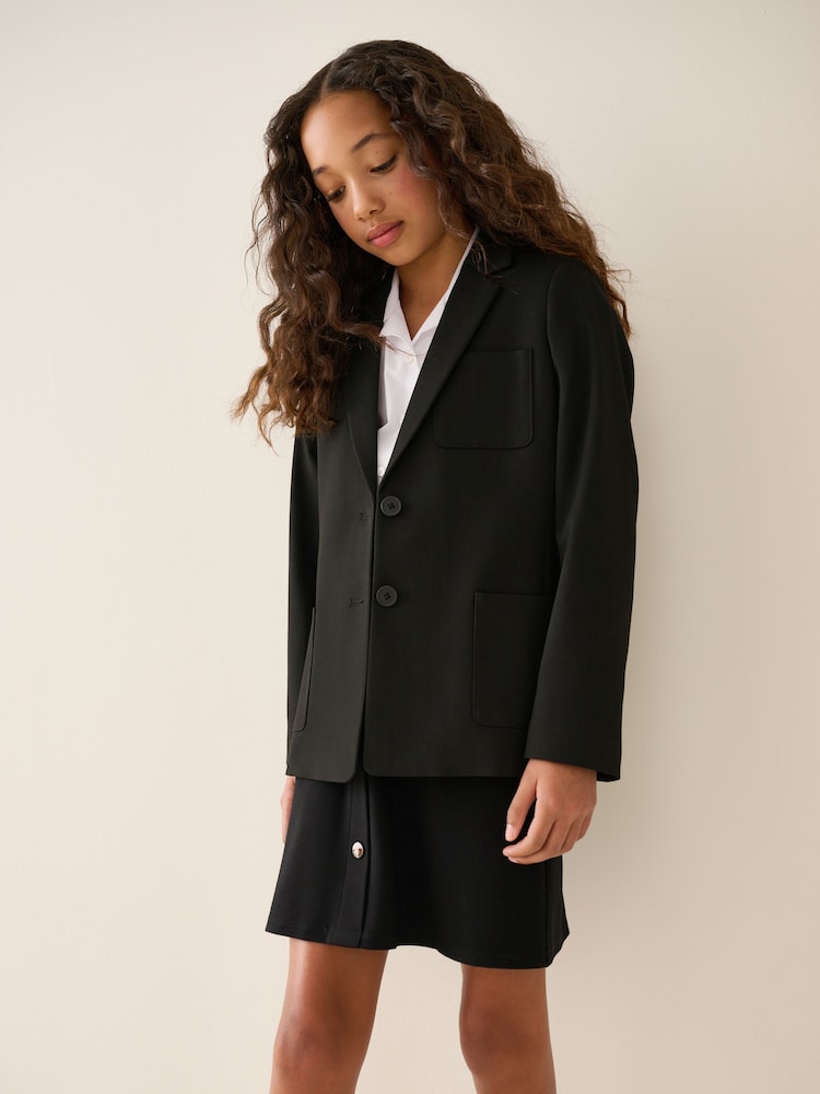 Black Senior School Blazer (9-18yrs) - Image 2 of 5 Black Senior School Blazer (9-18yrs) - Image 2 of 5