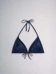 The Set Triangle 2 Pack Bikini Set White/Blue - Image 4 of 6