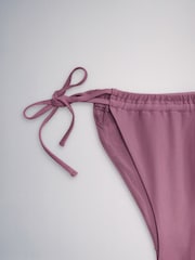 The Set Triangle 2 Pack Bikini Set Pink/Cream - Image 7 of 10