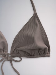 The Set Triangle 2 Pack Bikini Set Pink/Cream - Image 8 of 10