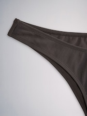 黑色/棕色 - The Set 2 Pack Strappy Bandeau 比基尼套装 - 图片14 / 16