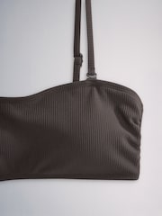 黑色/棕色 - The Set 2 Pack Strappy Bandeau 比基尼套装 - 图片15 / 16