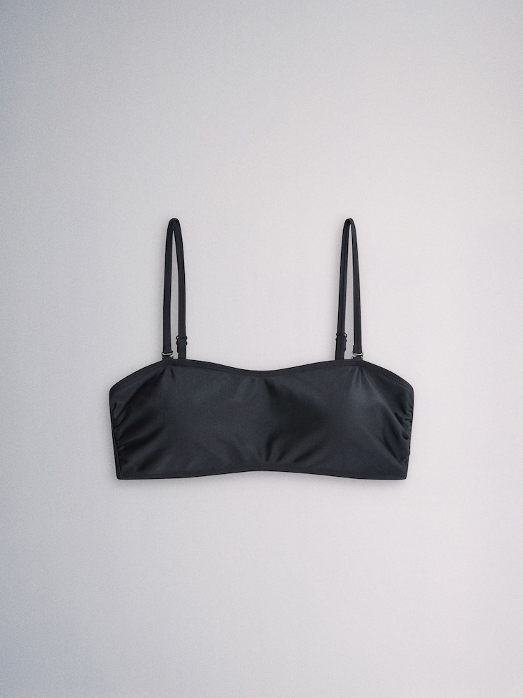 The Set 2 Pack Strappy Bandeau Bikini Set Black/Brown - Image 6 of 6