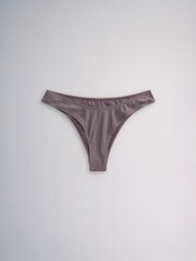 The Set 2 Pack Strappy Bandeau Bikini Set Grey/Purple - Image 3 of 8