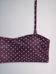 The Set 2 Pack Strappy Bandeau Bikini Set Grey/Purple - Image 8 of 8