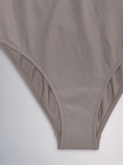 The Set 2 Pack Plunge Swimsuit Brown/Purple - Image 15 of 16