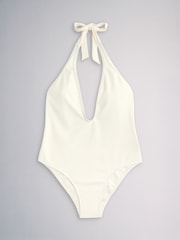 The Set 2 Pack Plunge Swimsuit Brown/Cream - Image 5 of 6
