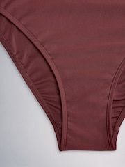 The Set 3 Pack Bandeau Swimsuits Black/Brown/Rust - Image 10 of 10
