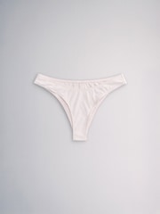 The Set High Leg 3 Pack Bikini Bottoms Pink/Yellow - Image 4 of 6