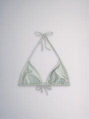 The Set Triangle 3 Pack Bikini Tops Pink/Khaki - Image 2 of 6