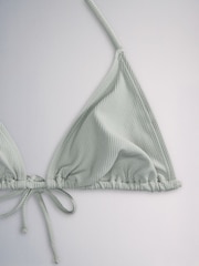 The Set Triangle 3 Pack Bikini Tops Pink/Khaki - Image 5 of 6