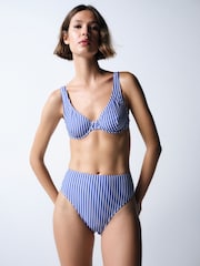 The Set High Waist High Leg 3 Pack Bikini Bottom Blue/Navy - Image 1 of 11