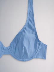 The Set 3 Pack Non Pad Underwire Bikini Top Blue/Navy - Image 10 of 12