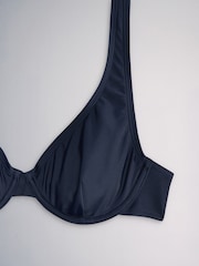 The Set 3 Pack Non Pad Underwire Bikini Top Blue/Navy - Image 11 of 12