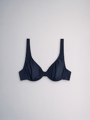 The Set 3 Pack Non Pad Underwire Bikini Top Blue/Navy - Image 7 of 12