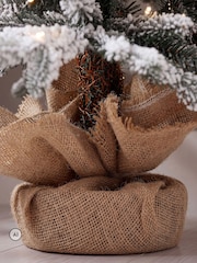 Charles Bentley Green 3ft Pre-Lit Faux Snowy Christmas Tree - Image 3 of 6