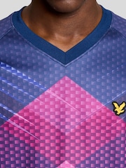 Lyle & Scott Chevron Printed Padel T-Shirt - Image 4 de 6