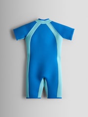 JoJo Maman Bébé Blue Plain Wetsuit - Image 2 of 4