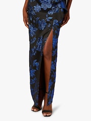 Adrianna Papell Black Studio Off The Shoulder Draped Gown - Image 5 of 6