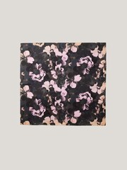 Jigsaw Black Antique Floral Silk Scarf - Image 1 of 3