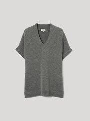 Jigsaw Grey Soft Merino Longline Tank - Image 5 of 5