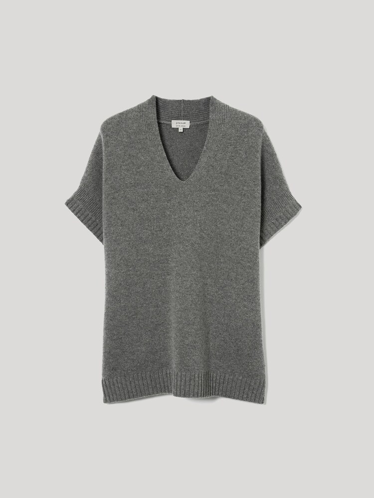 Jigsaw Grey Soft Merino Longline Tank - Image 5 of 5