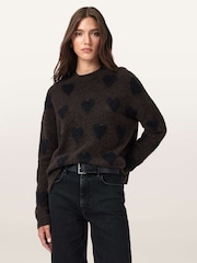 AllSaints Red Amora Jumper - Image 1 of 6