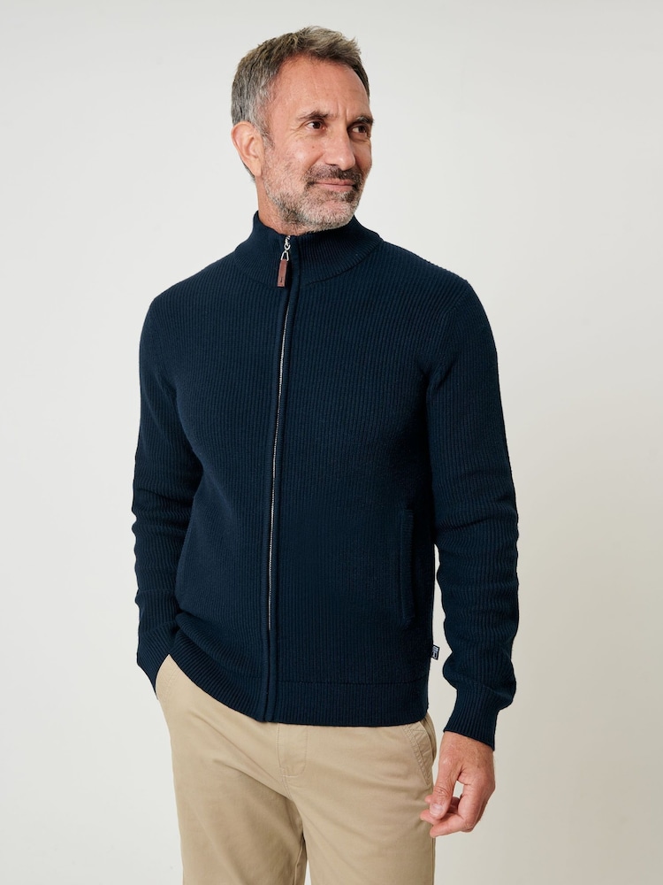Saltwell Full Zip Knitted Jacket - Image 1 of 5 Saltwell Full Zip Knitted Jacket - Image 1 of 5