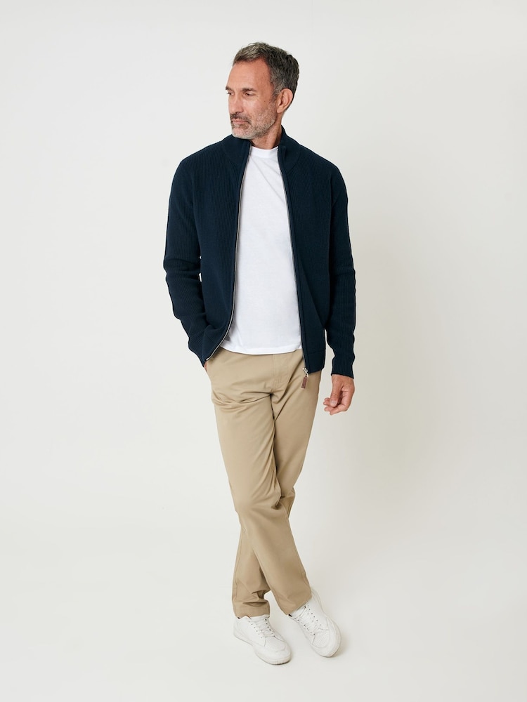 Saltwell Full Zip Knitted Jacket - Image 2 of 5 Saltwell Full Zip Knitted Jacket - Image 2 of 5