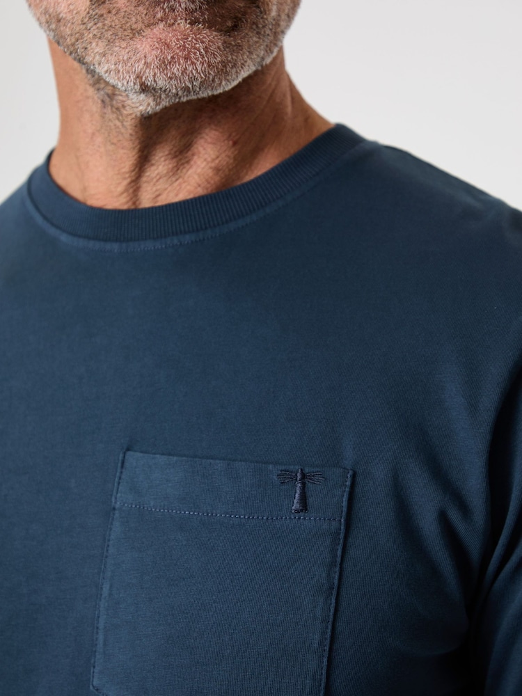 Saltwell Garment Dyed Long Sleeve T-Shirt - Image 4 of 4 Saltwell Garment Dyed Long Sleeve T-Shirt - Image 4 of 4