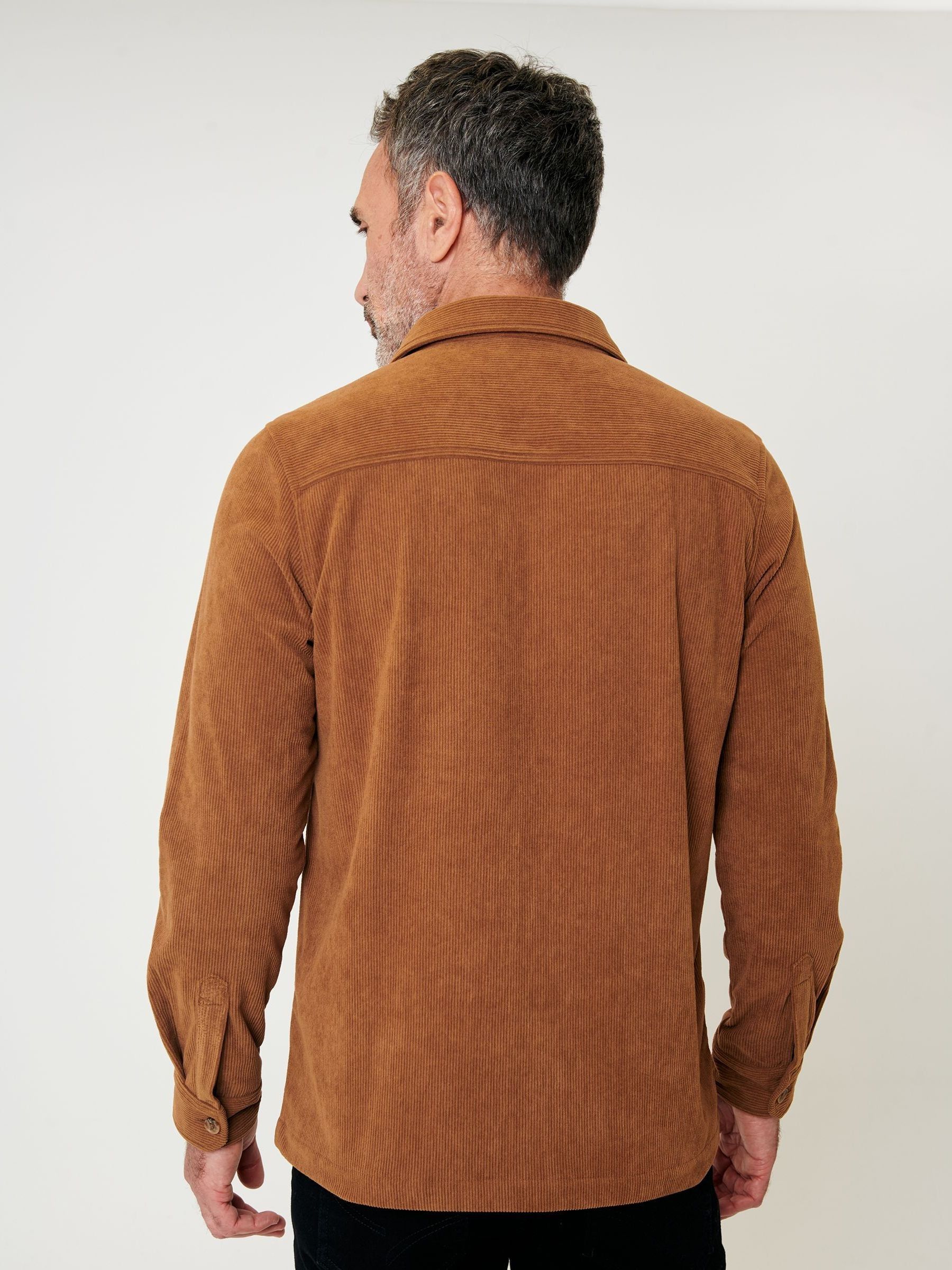Buy Saltwell Brown Corduroy Shirt from Next USA