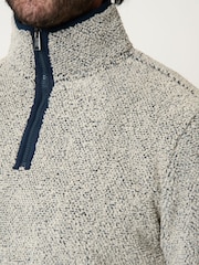 Saltwell Textured Quarter Zip Sweatshirt - Image 4 of 5