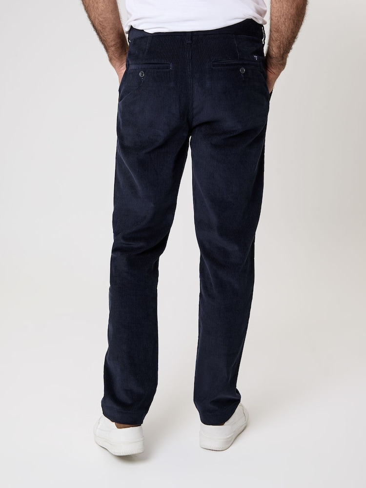 Saltwell Blue Corduroy Trousers - Image 2 of 5 Saltwell Blue Corduroy Trousers - Image 2 of 5
