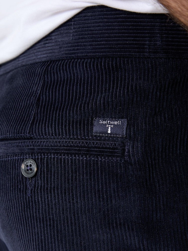Saltwell Blue Corduroy Trousers - Image 5 of 5 Saltwell Blue Corduroy Trousers - Image 5 of 5