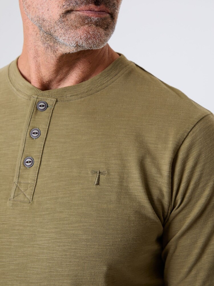 Saltwell Long Sleeve Grandad T-Shirt - Image 4 of 4 Saltwell Long Sleeve Grandad T-Shirt - Image 4 of 4