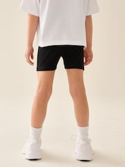 Negro - Cotton Rich Alto Waist Stretch Cycle Shorts 2 Pack (3-16yrs) - Imagen 4 de 10