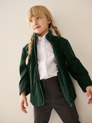 Green Zip-Up Fleece Jacket With Pockets (3-16yrs) - Image 1 of 8