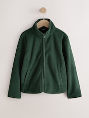 Green Zip-Up Fleece Jacket With Pockets (3-16yrs) - Image 5 of 8