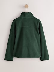 Green Zip-Up Fleece Jacket With Pockets (3-16yrs) - Image 6 of 8