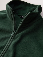 Green Zip-Up Fleece Jacket With Pockets (3-16yrs) - Image 7 of 8