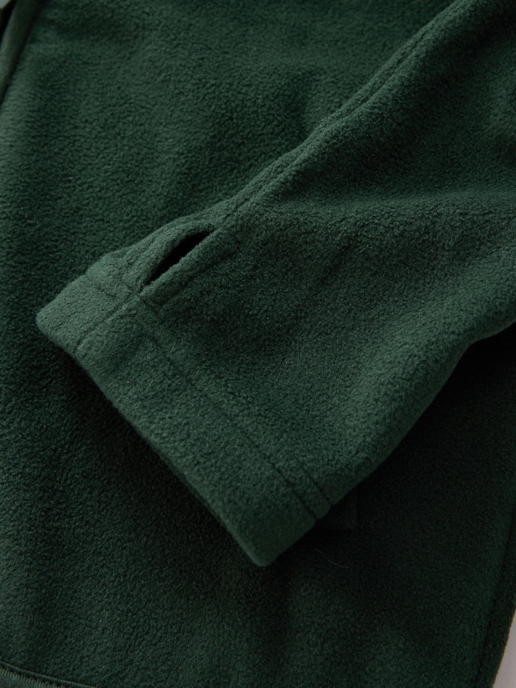 Green Zip-Up Fleece Jacket With Pockets (3-16yrs) - Image 8 of 8 Green Zip-Up Fleece Jacket With Pockets (3-16yrs) - Image 8 of 8