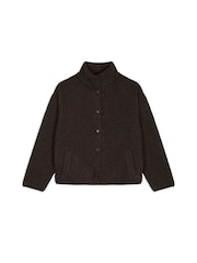 Chelsea Peers Brown Borg Fleece Jacket - Image 6 of 6