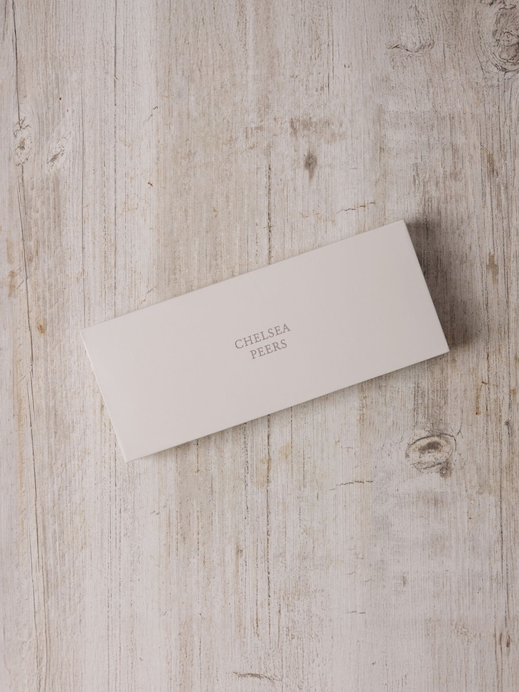 Chelsea Peers Natural Cotton Star Print Sleep Mask & Scrunchie Set - Image 2 of 4 Chelsea Peers Natural Cotton Star Print Sleep Mask & Scrunchie Set - Image 2 of 4