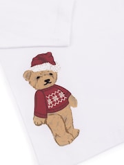 Chelsea Peers Red The Bear Print Stripe Long Pyjamas Set - Image 2 of 3