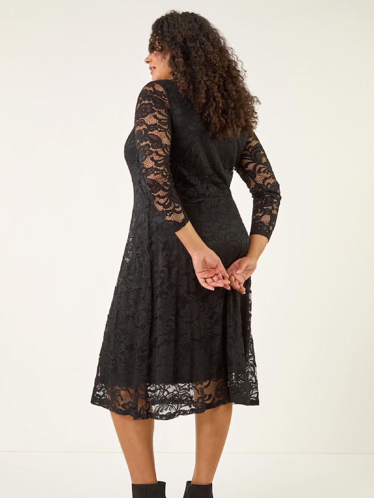 chinese dress ladies Women's Vintage Lace Trim Strap Dress main image 0